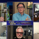 Clockwise, from top-left: Martin Sheen, Stephen Colbert, Aaron Sorkin, Allison Janney, Bradley Whitford, Richard Schiff